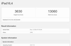 新款iPad Pro中9核M4芯片的Geekbench 6得分出炉