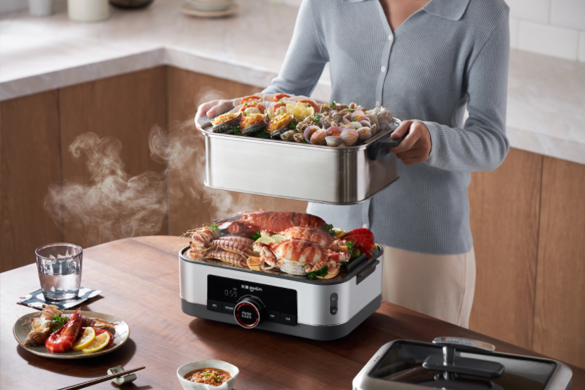 怎么蒸菜好吃又简单？东菱电蒸锅DL-1005来帮忙