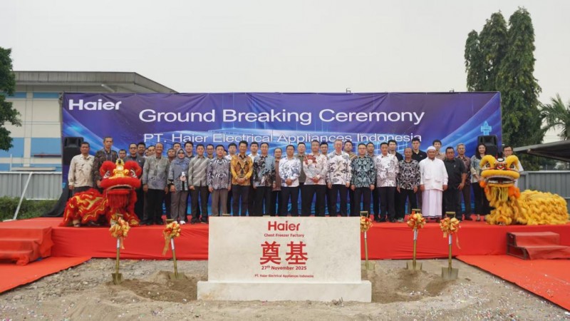 海尔印尼冷柜工厂奠基将增百万产能